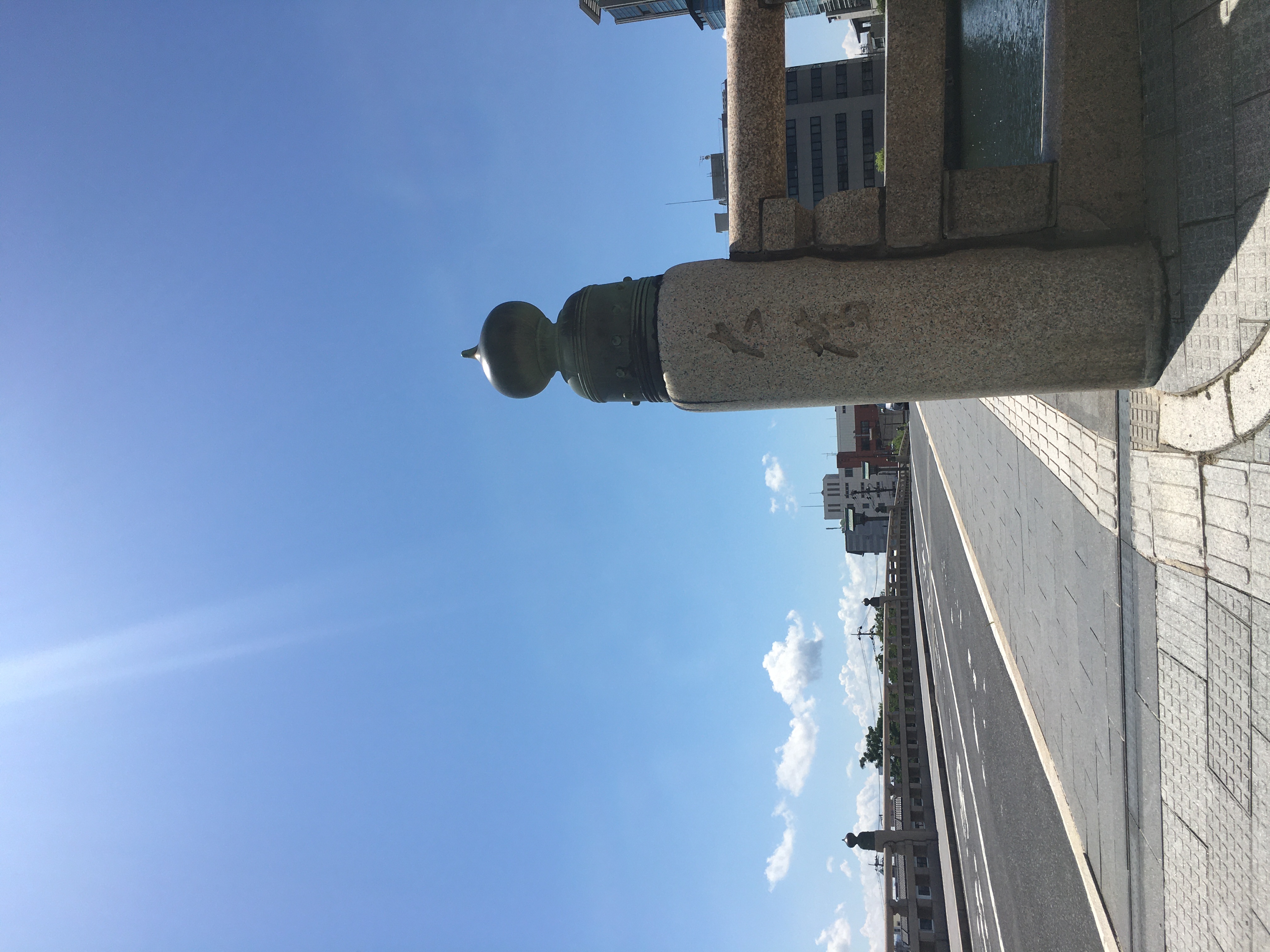 松江大橋の擬宝珠